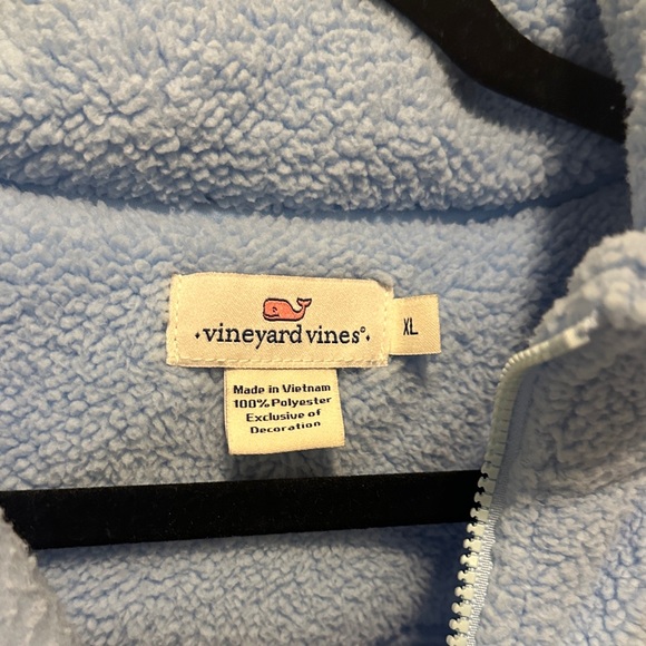 Women's Light Blue Fleece/sherpa vineyard vines Sweater/pullover - Picture 2 of 7